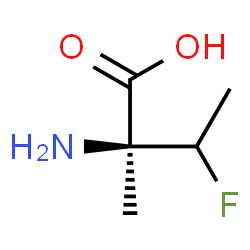 Isovaline, 3-fluoro- (9CI) structure