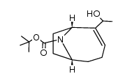 (1R,10S)-9-(tert-butoxycarbonyl)-2-(1-hydroxyethyl)-9-azabicyclo[4.2.1]-2-nonene结构式