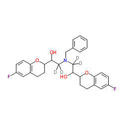 rac-N-Benzyl Nebivolol-d4 Structure