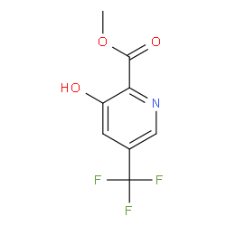 3-羟基-5-(三氟甲基)吡啶-2-甲酸甲酯结构式