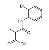 3-(2-bromophenylamino)-2-methyl-3-oxopropanoic acid Structure