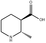 2S,3R-2-Methyl-piperidine-3-carboxylic acid结构式
