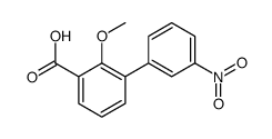 2-methoxy-3-(3-nitrophenyl)benzoic acid Structure