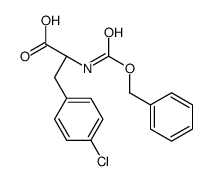 (R)-2-(((苄氧基)羰基)氨基)-3-(4-氯苯基)丙酸结构式