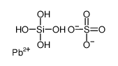 Lead silicate sulfate structure