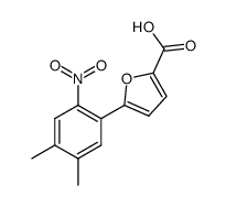 5-(4,5-dimethyl-2-nitro-phenyl)-furan-2-carboxylic acid结构式