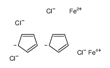 cyclopenta-1,3-diene,iron(2+),tetrachloroiron结构式