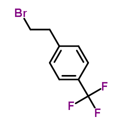 4-(三氟甲基)苯乙基溴结构式