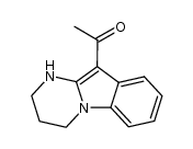 10-acetyl-1,2,3,4-tetrahydropyrimido[1,2-a]indole Structure
