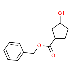 rel-苄基(1R,3S)-3-羟基环戊烷-1-羧酸酯结构式