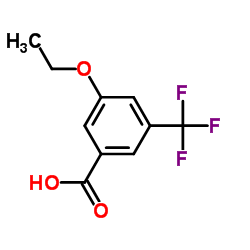 3-Ethoxy-5-(trifluoromethyl)benzoic acid Structure