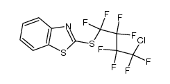 2-((4-chloro-1,1,2,2,3,3,4,4-octafluorobutyl)thio)benzo[d]thiazole Structure