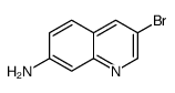 3-溴喹啉-7-胺结构式