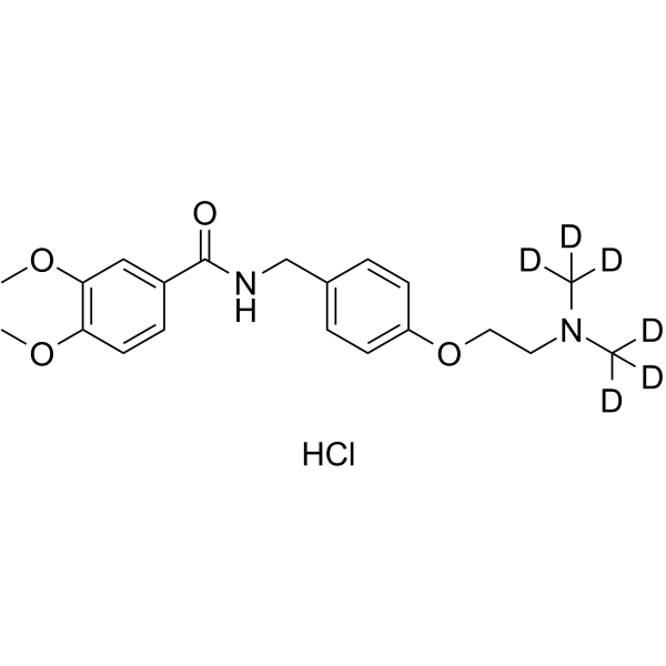 Itopride-d6 hydrochloride结构式