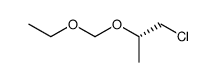 (S)-1-chloro-2-(ethoxymethoxy)propane结构式