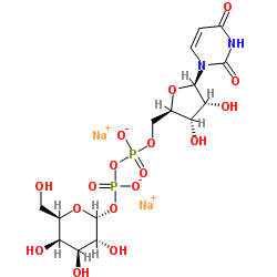 UDP-GAL(UDP-半乳糖)二钠盐结构式
