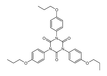 1,3,5-tris(4-propoxyphenyl)-1,3,5-triazinane-2,4,6-trione Structure