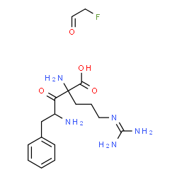 phenylalanylarginine fluoromethyl ketone Structure
