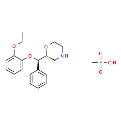 Reboxetine·methanesulfonic acid structure
