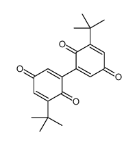 3,3'-di-tert-butylbiphenyldiquinone-(2,5,2',5') Structure
