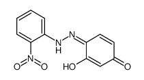 3-hydroxy-4-[(2-nitrophenyl)hydrazinylidene]cyclohexa-2,5-dien-1-one Structure