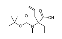 (R)-2-烯丙基-1-(叔丁氧基羰基)吡咯烷-2-羧酸图片