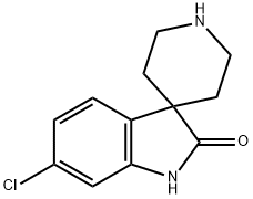 6-Chloro-1,2-dihydrospiro[indole-3,4'-piperidine]-2-one Structure