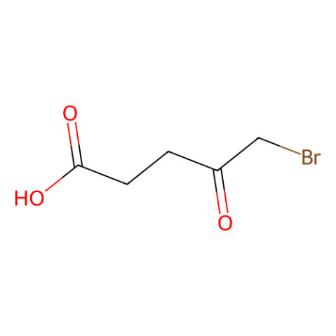 5-bromo-4-oxopentanoic acid结构式