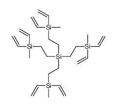 tetrakis[2-[bis(ethenyl)-methylsilyl]ethyl]silane Structure