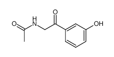 N-[2-oxo-2-(3-hydroxyphenyl)ethyl]acetamide结构式