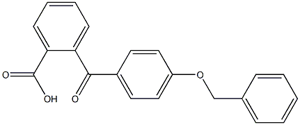 2-(4-(benzyloxy)benzoyl)benzoic acid Structure