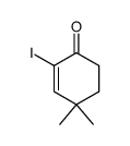 2-碘-4,4-二甲基环己-2-烯酮结构式