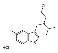 N-(2-chloroethyl)-N-[(5-fluoro-1-benzothiophen-3-yl)methyl]propan-2-amine,hydrochloride结构式