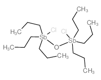Antimony,dichloro-m-oxohexapropyldi- (8CI) Structure