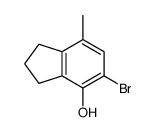 5-溴-7-甲基茚-4-醇结构式