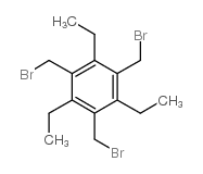 1,3,5-tris(bromomethyl)-2,4,6-triethylbenzene Structure