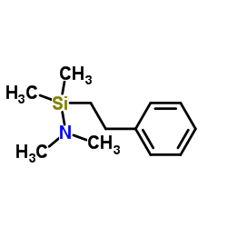 二甲胺基二甲基苯乙基硅烷结构式