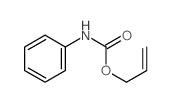 prop-2-enyl N-phenylcarbamate Structure