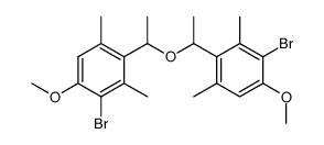 Bis-((α,2,6-trimethyl-4-methoxy-3-brom)-benzyl)-aether结构式