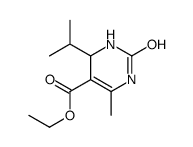 4-异丙基-6-甲基-2-氧代-1,2,3,4-四氢-5-嘧啶羧酸乙酯结构式