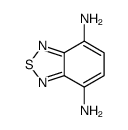 2,1,3-benzothiadiazole-4,7-diamine Structure