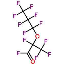 全氟(2-甲基-3-氧杂己基)氟化物结构式
