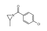 (4-chlorophenyl)(2-methylaziridin-1-yl)methanone结构式