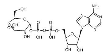 ADP α-D-glucoside Structure
