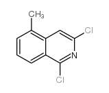 1,3-二氯-5-甲基异喹啉结构式