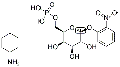 2-硝基苯基 Β-D-吡喃半乳糖苷-6-膦基 环己基胺盐结构式