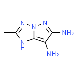 1H-Pyrazolo[1,5-b][1,2,4]triazole-6,7-diamine,2-methyl- (9CI)结构式
