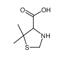 (S)-5,5-dimethylthiazolidine-4-carboxylic acid Structure