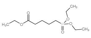[4-(乙氧羰基)丁基]膦酸二乙酯结构式