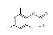 三氯苯酚乙酸酯结构式
